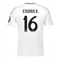 Dres Real Madrid Endrick #16 Domáci 2024-25 Krátky Rukáv